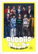 BUDDiiS 卓上カレンダー 2025.04-2026.03