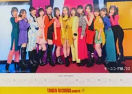 モーニング娘。’22 2022年 ポスターカレンダー 「邦楽CD Swing Swing Paradise/Happy birthday to Me!」 タワーレコード渋谷店限定購入特典抽選会参加賞