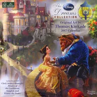 DISNEY DREAMS COLLECTION THOMAS KINKADE STUDIOS 2017年壁掛けカレンダー