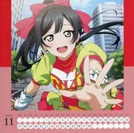 優木せつ菜 2025・2026年11月 カレンダーカード 「CD ラブライブ!虹ヶ咲学園スクールアイドル同好会 NIJIGAKU Monthly Songs 11月度シングル『YES! to Tomorrow』」 期間限定封入特典