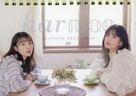 harmoe 卓上カレンダー 2025-2026 「harmoe ファンクラブライブ2024 ～Christmas Acoustic Live～」