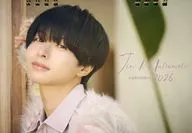 松本仁 2026年 卓上カレンダー