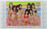 週チャンマスコットガール選手権 水着大集合カレンダーポスター(2008～2009年) 週刊少年チャンピオン 2008年9月18日号 No.40 綴じ込み付録