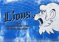 埼玉西武ライオンズ 2025年度 オフィシャルカレンダー(壁掛けデザイン) ライオンズストア限定