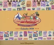 東京ディズニーリゾート Dreams on the go カレンダー卓上2026