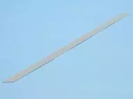 Plastic = Material (Gray) Triangle Bar 1.0 mm 8 pcs "Hobby Material Series" [OM-351]