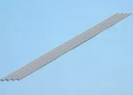 プラ=材料(グレー) 三角棒 4.0mm 4本入 「ホビーマテリアルシリーズ」 [OM-354]