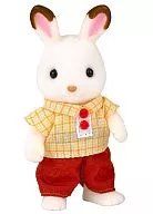 "Família Sylvanian", o pai do coelho de chocolate.