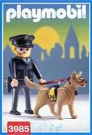 Police Series : Police officers and police dogs "playmobil playmobil" 3985