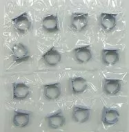 Conjunto de piezas del anillo del asistente LL (tamaño LL), 16 piezas del anillo "Kamen Rider Wizard"