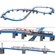 Plarail Advanced Series E6 Shinkansen connection and vertical postural change rail set