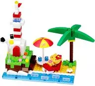 Beach "Hello Kitty" with Nanoblock Plus PK 006 Lighthouse