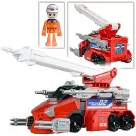 Power Unit Vehicle 02 Powered Fire Engine 「 Tomica Hyper Series 」