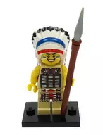 Chefe da tribo "LEGO Lego Mini Figure Series 3 - SIDE-B -"