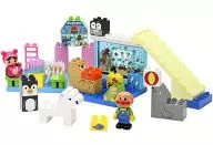 Block Lab Sparkly Koorino Aquarium Block Set 「 Sore Ike! Ampamman 」 House Block Series