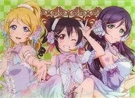 ラブライブ! トランプ3年生(絢瀬絵里＆矢澤にこ＆東條希) 「ラブライブ!スクールアイドルフェスティバル×セガコラボカフェ」 