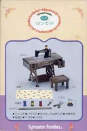 Sewing Machine Set (Black) "Sylvanian Families"