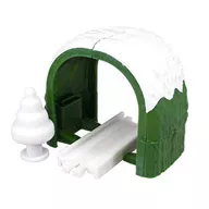 Tunnel Set "Capsule Plarail Running Art Museum and Snowy Scenery"