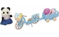 RUNRUN自行车旅行SET-熊猫女孩-"Sylvanian Families>
