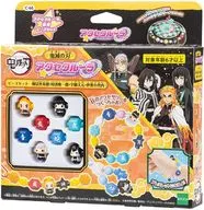 Demon Slayer: Kimetsu no Yaiba Access Cruller Beads Set Kyojuro Rengoku, Muichiro Tokitoru, 宇随 Tengen, 伊黒 Small 芭内 C-66