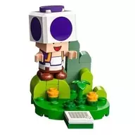 むらさきキノピオ 「LEGO キャラクターパック シリーズ5 『レゴ スーパーマリオ』 71410」