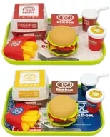 全2種セット ファーストフードおもちゃセット 「ドムドムハンバーガー」