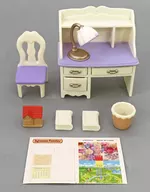 デスクセット(ホワイト) 「シルバニアファミリー」