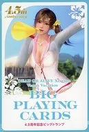 "DEAD OR ALIVE Xtreme Venus Vacation" Big Trump (postcard size) commemorating 4.5 anniversary