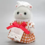 Persian cat baby (Kitchen Uniform / Mesera) "Sylvanian Families" Sylvania Forest Kitchen Limited