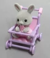 Baby & Baby Stroller Set "Sylvanian Families Mori no Ie New Year KUJI" H Prize for Stuffed Rabbit Baby Comfree "House of Mori"