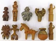10-type set "Historical Museum Haniwa and clay figure + pottery"