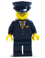Driver (óculos) "JR East Japan x LEGO Railway Work Mini-Figure" JR East Japan LEGO Stamp Rally
