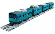 Plarail Real Class 201 Series Commuter Train (JR West / Sky Blue)