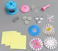 Blue "You can really make it! Mini-mini metal badge maker mascot"