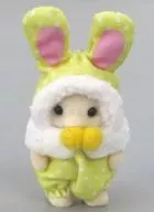 4.マーガレットウサギの赤ちゃん(ルチアナ) 「シルバニアファミリー 赤ちゃんカラフルウサギコスチューム」 シルバニアファミリーくじ景品