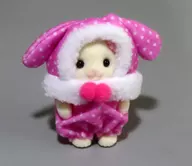 5.フローラウサギの赤ちゃん(シエル) 「シルバニアファミリー 赤ちゃんカラフルウサギコスチューム」 シルバニアファミリーくじ景品