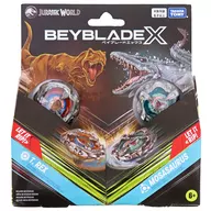 BX 00 Double Starter Jurassic World T-Rex / mosasaurio "BEYBLADE X" B4 Store & Takara Tommy Mall & Seven Net Limited