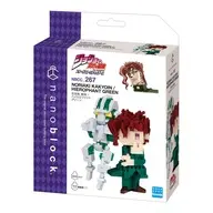 ナノブロック NBCC_267 花京院典明/ハイエロファントグリーン 「ジョジョの奇妙な冒険 スターダストクルセイダース」