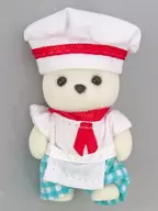 シロクマの赤ちゃん(キッチンユニフォーム) 「シルバニアファミリー」 シルバニア森のキッチン限定