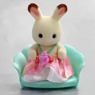 1.ショコラウサギの赤ちゃん 「シルバニアファミリー 赤ちゃん家具コレクション -ゆめいろマーメイド-」 ローソン限定