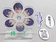 [単品] 台座付き顔面ハンドスピナー+ダイカットステッカー3種セット 「CD 『にじさんじ』 剣持刀也 / Augment」 にじさんじオフィシャルストア有償特典