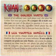 ハーン： 黄金のユルト 多言語版 (Khan： the Golden Yurts)