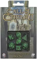 Call of Cthulhu Dice set Black/Green (コールオブクトゥルフ Dice Set)