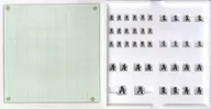 美しいガラス製フルセット将棋 黒