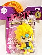 JOJO'S BIZARRE ADVENTURE x Pansonworks A key holder that can also be used as a strap. Dio (yellow)