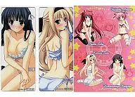 星亜・輝夜 クリア栞2種 特製台紙付 「PCソフト Stellar☆Theater(ステラ☆シアター)」 予約特典