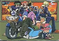 ワンピース パッドダス マウスパッド2 麦わら一味(バイク＆サイドカー)