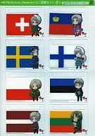 Mini National Flag Set 2 "Hetaria Axis Powers" Drama CDs Animate Purchase benefits