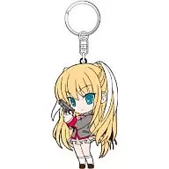 Saya Tokido rubber key ring "Little Busters! Ecstasy"