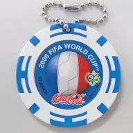 French Casino Chip Chaveiro "World Cup 2006 coca-cola Challenge Chip Campaign"